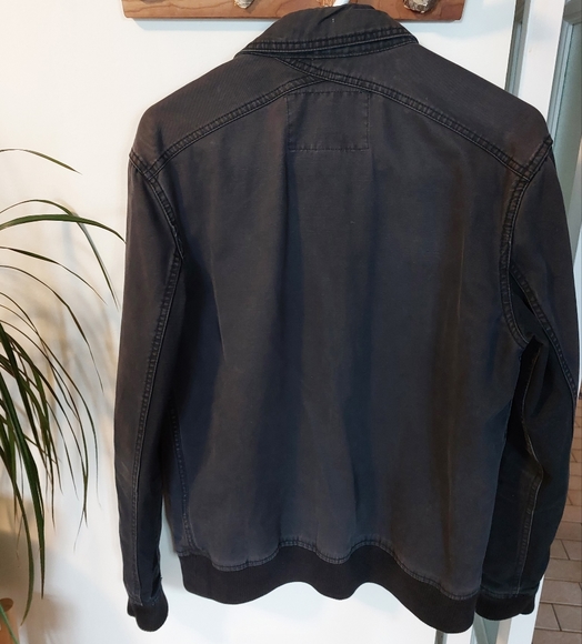 Men's trucker jacket, black (small) - Picture 2 of 3